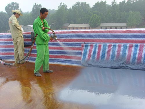 工廠車間聚脲噴涂防水防污漬(圖2) 聚脲地坪噴涂