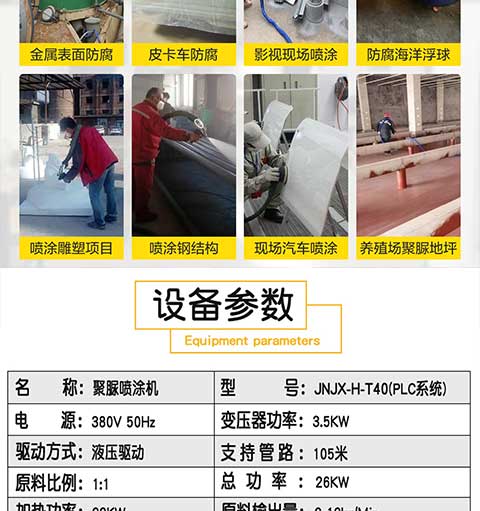 JNJX-H-T40聚脲噴涂設(shè)備(圖3) JNJX-H-T40聚脲噴涂設(shè)備 -3