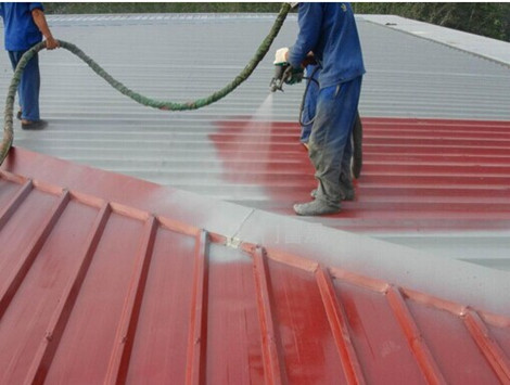 聚脲專業(yè)設(shè)備的構(gòu)成以及自然環(huán)境下施工要求(圖1) 屋面聚脲防腐防水噴涂案例